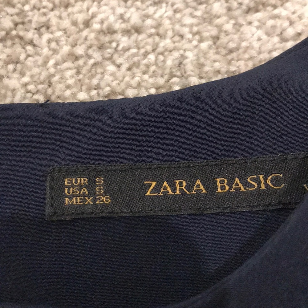 Navy Zara dress - Picture 2 of 6